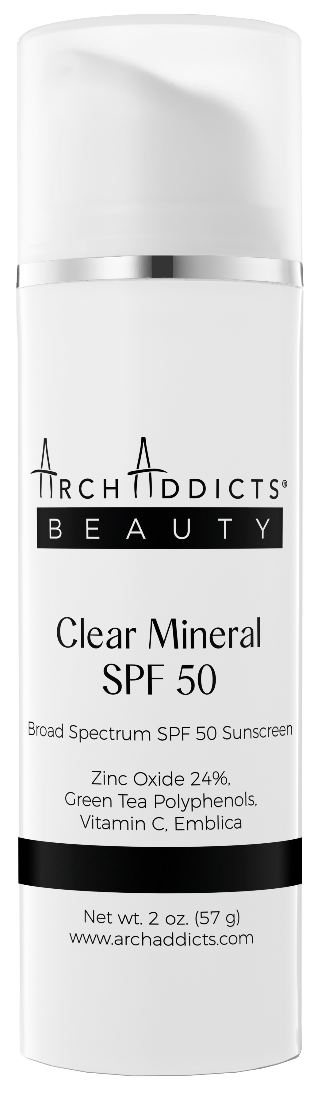 Arch Addicts® Clear Mineral SPF 50