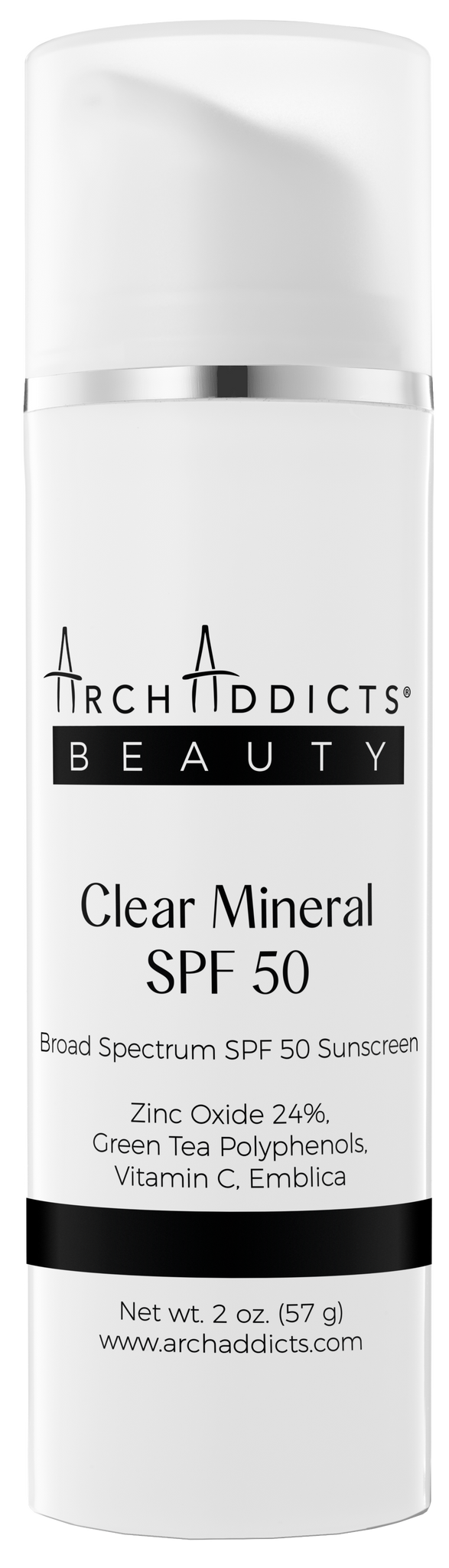Arch Addicts® Clear Mineral SPF 50