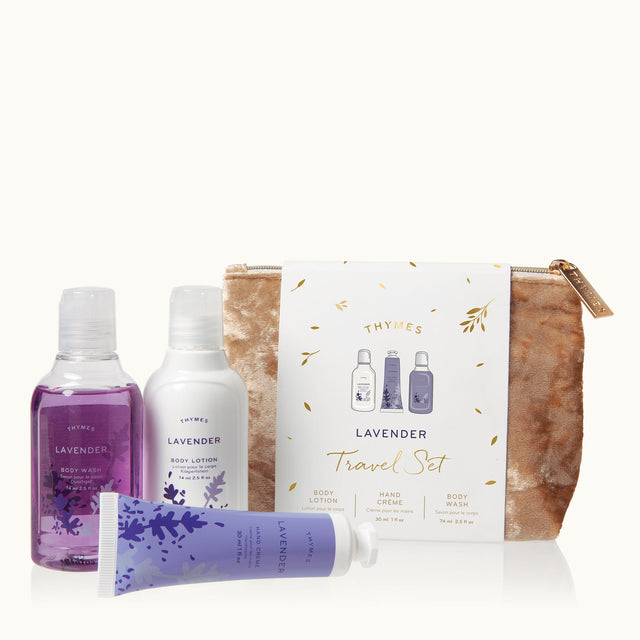 Thymes® Lavender Travel Set with Beauty Bag